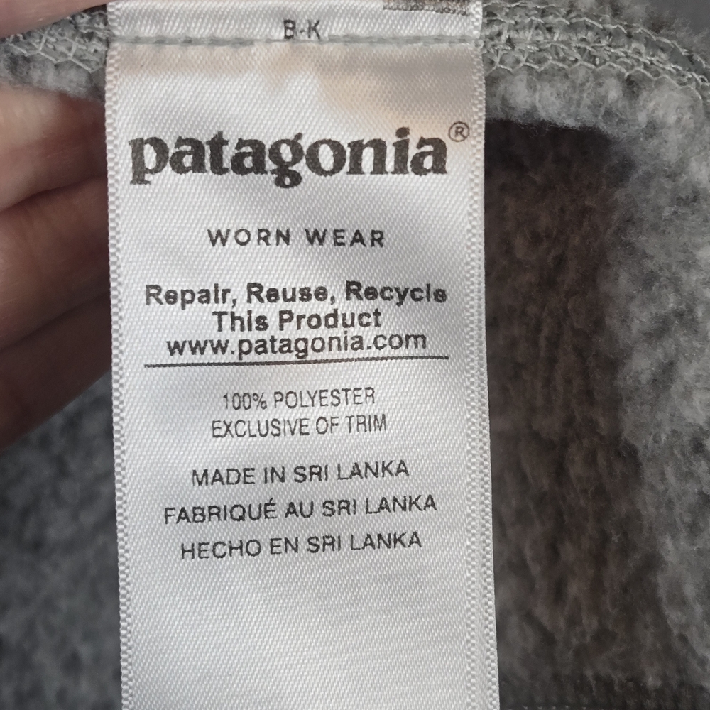 Patagonia Heather Gray Fleece Zip-Up Vest - Picture 10 of 13